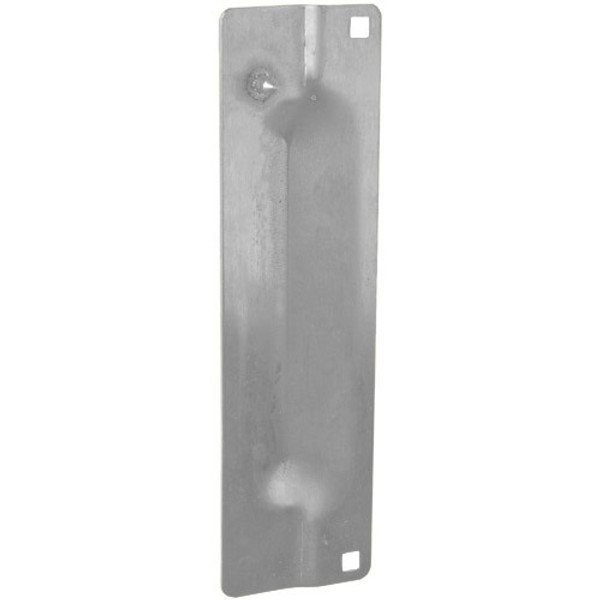 Don-Jo PMLP-211-SL Silver Coated Pin Latch Protector for Outswinging Door
