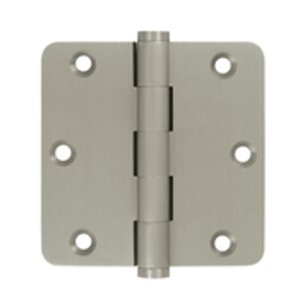 Don-Jo RPB73535-14-652 US26D Satin Chrome Plated, Clear Coated 3-1/2" 1/4 Radius Residential Hinge