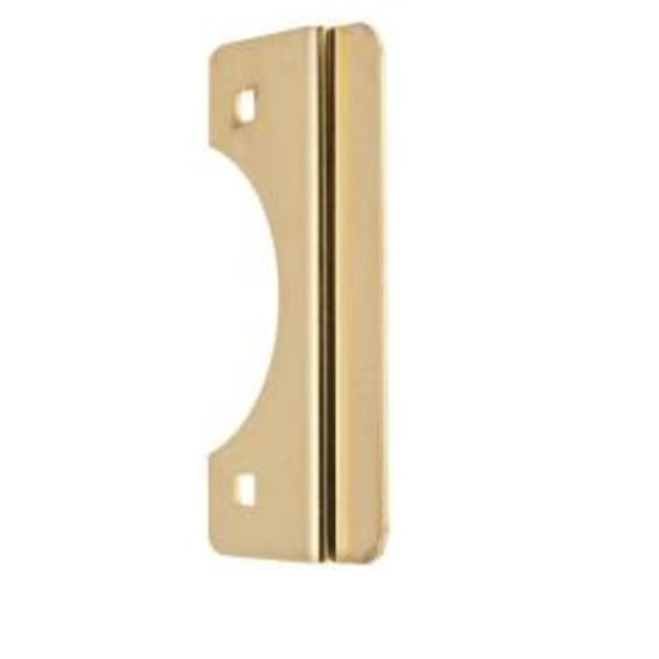 Don-Jo SLP-206-BP Brass Plated Short Latch Protector for Outswinging Doors