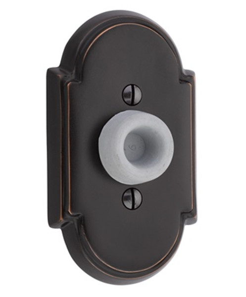 Emtek 2255-US10B Oil Rubbed Bronze Wall Bumper with Your Choice of Rosette