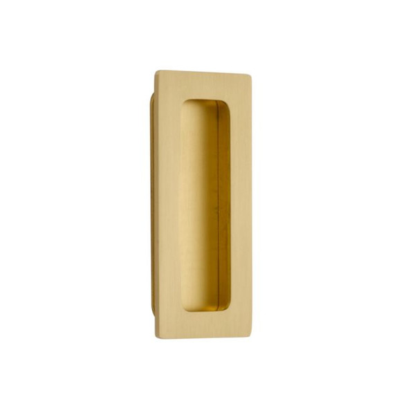 Emtek 220304US4 Satin Brass 1-3/4" x 4" Modern Rectangular Pull