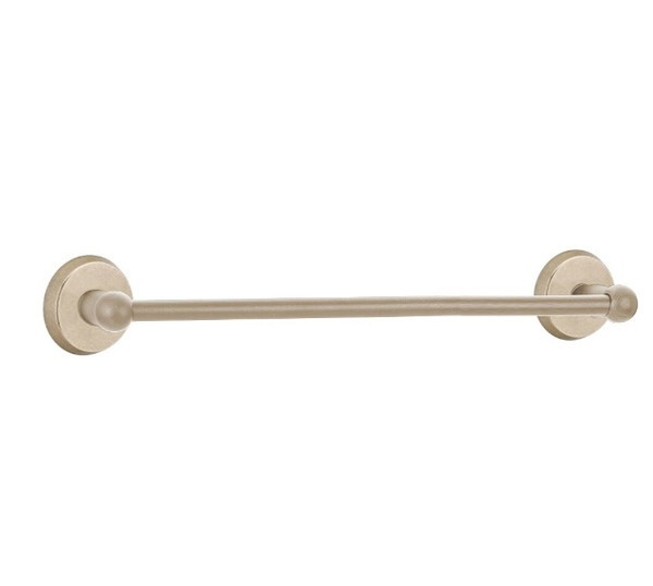 Emtek 23022TWB Tumbled White Bronze 24" Sandcast Bronze Towel Bar