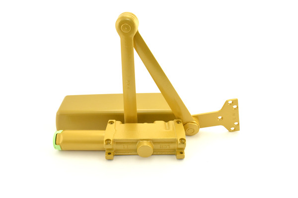 LCN 4111HEDABRASSRH Right Hand Heavy Duty Parallel Arm Hold Open Push Side Mount Adjustable 1-5 Door Closer with TBSRT Thru Bolts 696 Brass Finish LCN 4111HEDABRASSRH Right Hand Heavy Duty Parallel Arm Hold Open Push Side Mount Adjustable 1-5 Door Closer with TBSRT Thru Bolts 696 Brass Finish