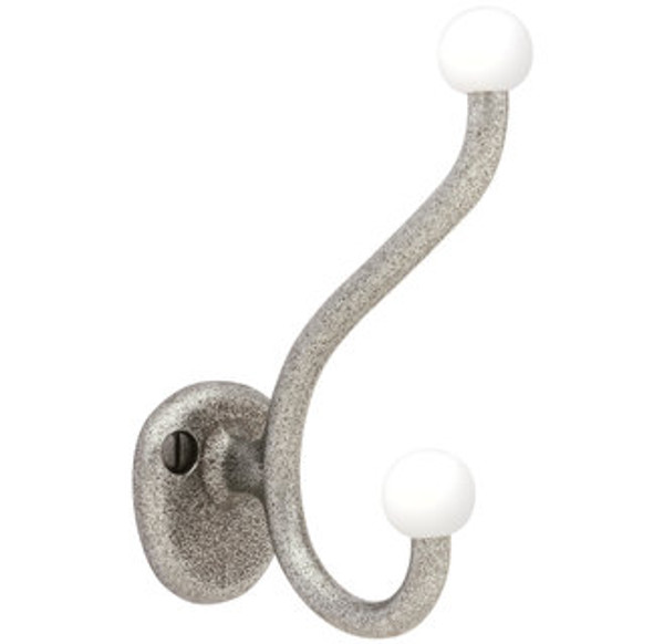 Emtek 25050SWS Satin Steel Wrought Steel Robe Hook