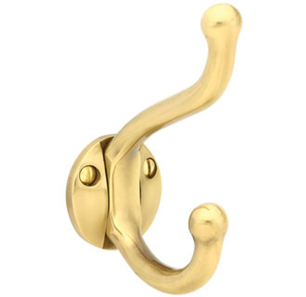 Emtek 2606US7 French Antique Traditional Brass Robe Hook