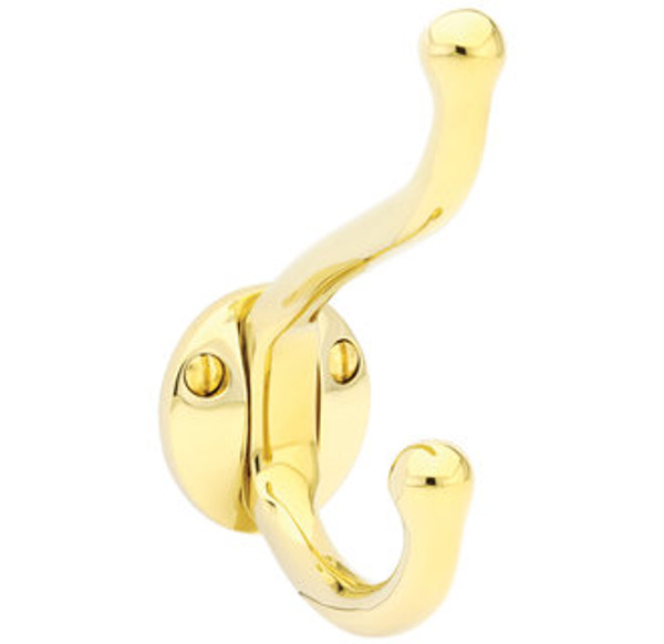 Emtek 2606US3 Lifetime Brass Traditional Brass Robe Hook