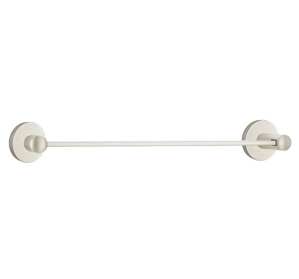 Emtek 28022US15 Satin Nickel 24" Modern Brass Towel Bar