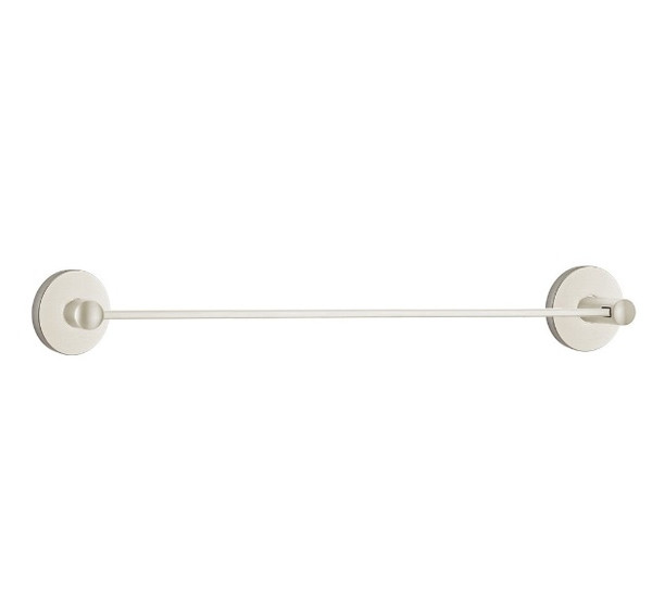 Emtek 28023US15 Satin Nickel 30" Modern Brass Towel Bar