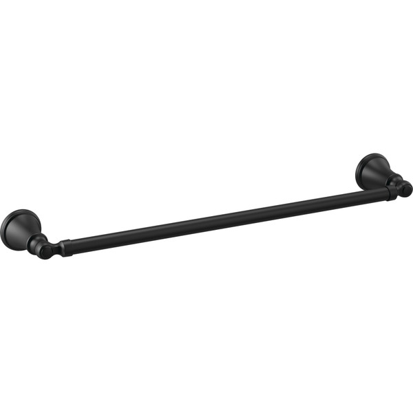 Delta 73218BL 18" Woodhurst Towel Bar Matte Black Finish
