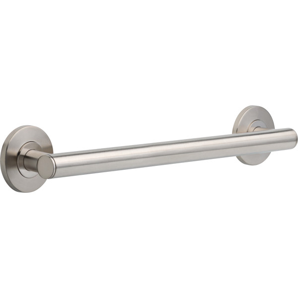Delta 41818SS 18" Contemporary Decorative ADA Grab Bar Satin Stainless Steel Finish
