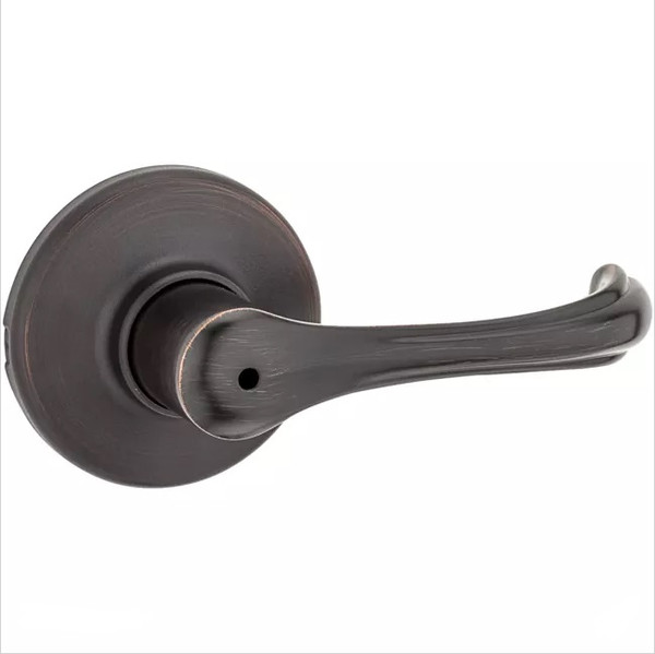 Kwikset 300DNL-11P Venetian Bronze Privacy Dorian Lever