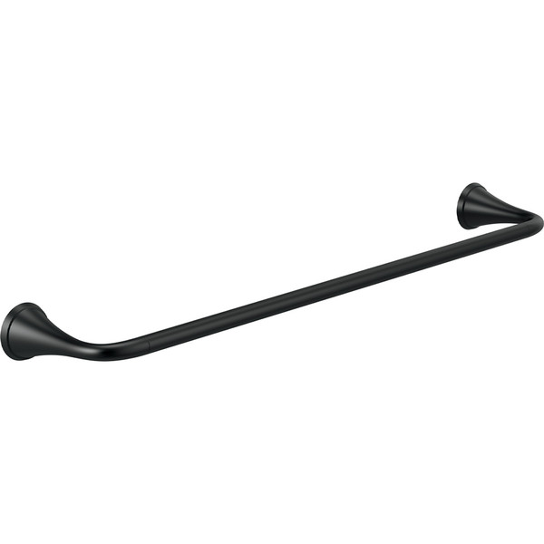Delta 73324BL 24" Kayra Towel Bar Matte Black Finish