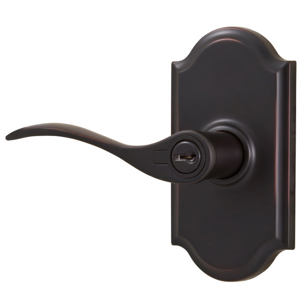 Weslock L1740U1U1SL23 Left Hand Bordeau Premiere Entry Lock with Adjustable Latch and Full Lip Strike Oil Rubbed Bronze Finish