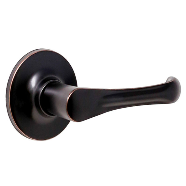 Weslock 00200V1V1FR20 Somerset Passage Lock with Adjustable Latch and Full Lip Strike Oil Rubbed Bronze Finish