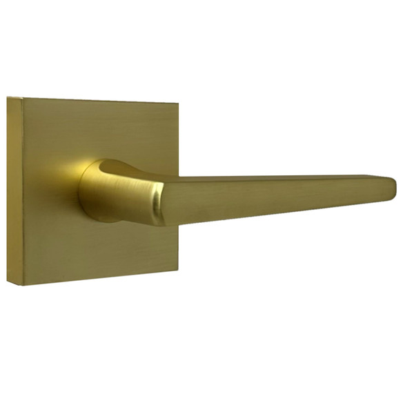 Weslock 007007474FR20 Philtower Passage Lock with Adjustable Latch and Full Lip Strike Satin Brass Finish