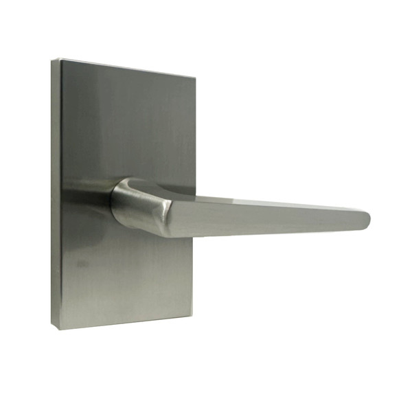Weslock 009007N7NFR20 Philtower lever Passage Lock with Rectangle plate Satin Nickel Finish
