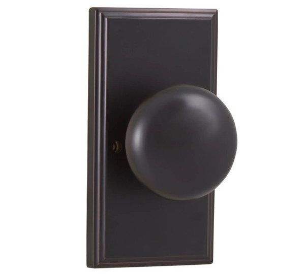 Weslock 03710I1I1SL20 Impresa Woodward Privacy Lock with Adjustable Latch and Full Lip Strike Oil Rubbed Bronze Finish