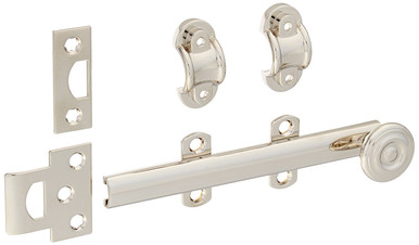 Baldwin 0379.140 Polished Nickel 6” Surface Bolt