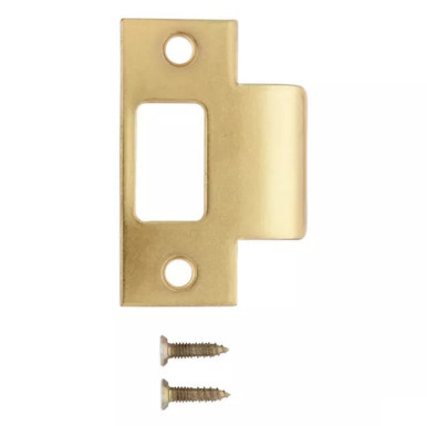 Kwikset 83028-024 T Strike Bright Brass Finish