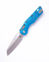 Microtech MSI S/E – Stonewash Blade, Aluminum Frag Pattern Handle