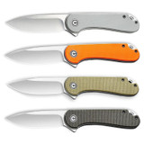 Civivi Elementum Flipper Knife G10 and Micarta Handle