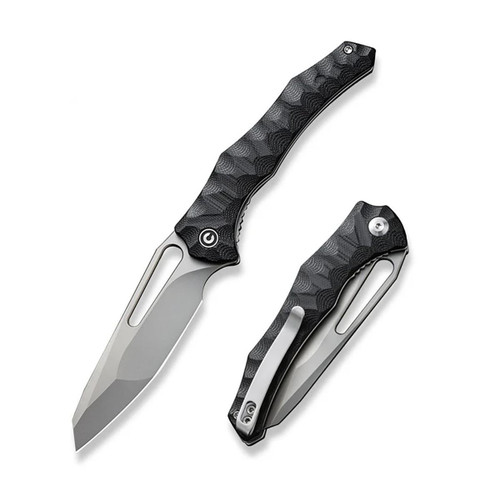 Civivi Spiny Dogfish Thumb Hole Knife G10 Handle (3.47" 14C28N Blade)