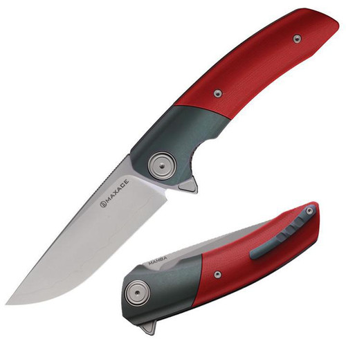Maxace Mamba Linerlock Folding Knife – G10 Handle
