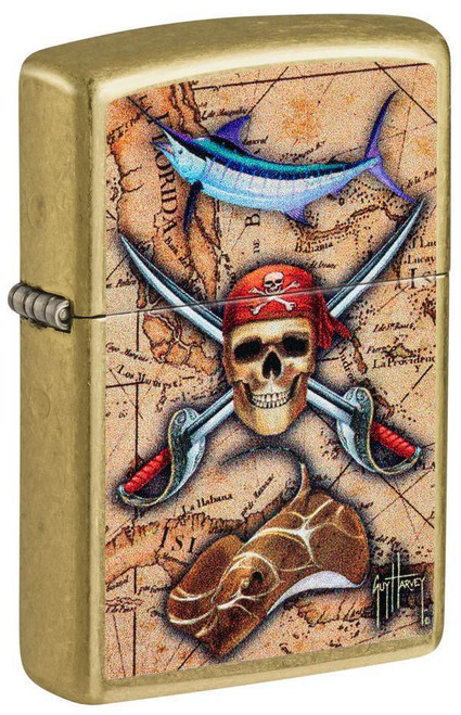 Zippo “Guy Harvey” Street Brass Windproof Lighter