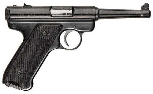 Manufacturer: RUGER
Model: MKI STANDARD
Caliber Info: .22 LR
Condition: Used - Non-Certified
Barrels: 4.80" BARREL
Action: SEMI AUTOMATIC
Finish: black
Weight: 2.2