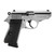 Walther Arms PPK/S 22LR – 10+1 Capacity, 3.35″ Nickel-Plated Finish
