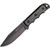 MTech Hunter Black Fixed Blade Knife