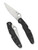 Spyderco Police 4 Lightweight PlainEdge Knife - Sharp, Strong, and Ready for Duty