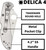 Spyderco Delica 4 Stainless PlainEdge Knife