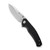 Sencut Slashkin Flipper & Thumb Stud Knife G10 Handle (3.48" D2 Blade)