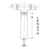 Fire Sprinkler Head, Viking Dry Sprinkler, VK176, 5.6K, Pendent, Quick Response, 1" NPT, Standard - Available In Multiple Configurations
