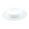 401 steel flush escutcheon white