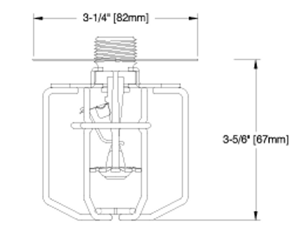 fire sprinkler head diagram