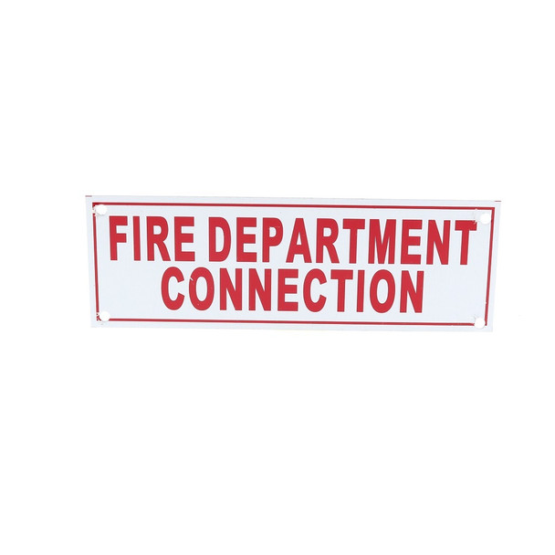 Fire Department Connection Sign