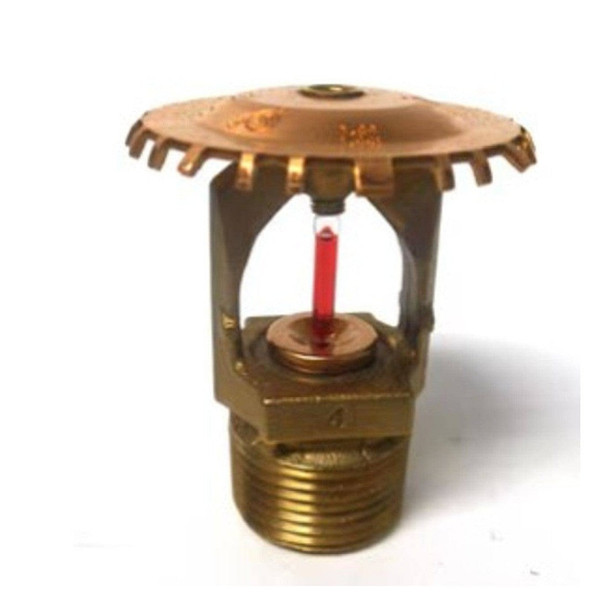 Tyco® TY5137, Series EC-11, Extended Coverage, 11.2K, Upright, QR, 3/4" NPT, Brass, 155 Degree, 51-894-1-155, Fire Sprinkler Head