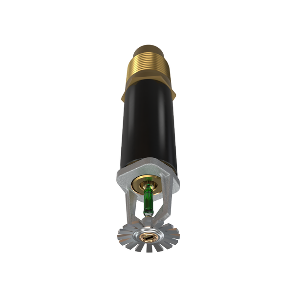 Viking® VK150, Standard, Dry Sprinkler, 5.6K, Pendent, SR, 1” NPT, Plain Barrel, Chrome, 200 Degree, 18" Length, 07852UFE18 Fire Sprinkler Head