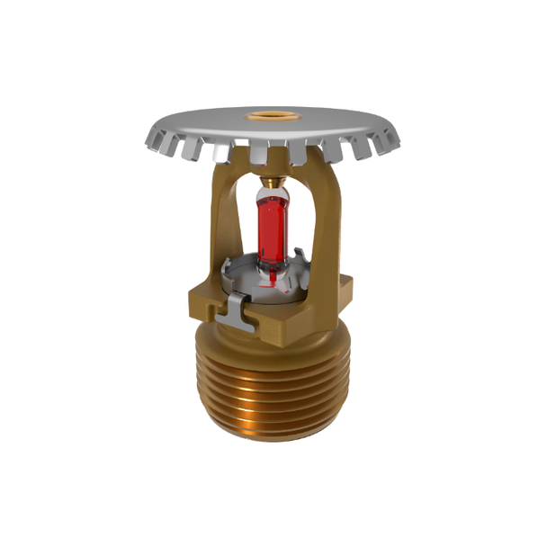 Viking® VK2001, Model XT1, 8.0K, Standard, Upright, SR, 3/4" NPT, Brass, 155 Degree 23875AB Fire Sprinkler Head