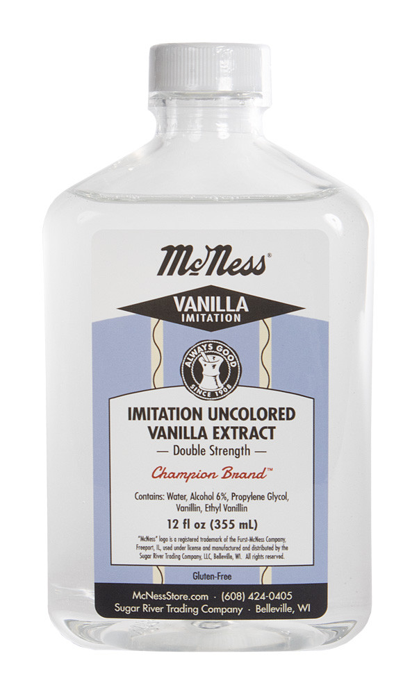 Imitation Uncolored Vanilla Extract (12 oz) - The McNess Store