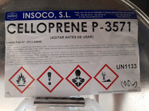 COLA CELLOPRENE P3571, BOTE 10 L. COLA CELLOPRENE P3571, BOTE 10 L.