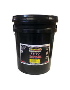 Daytona 1 75W-90 Gear Oil performance lubricant in black 5-gallon container for racing and heavy-duty use Daytona 1 75W-90 Gear Oil performance lubricant in black 5-gallon container for racing and heavy-duty use