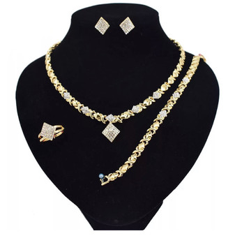 18K Gold Plated Women Jewelry Set