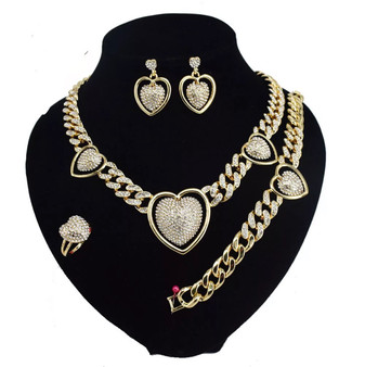 Women 18Kt Gold Plated Jewelry Set