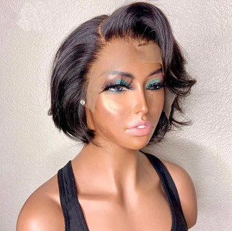 Brazilian Short Human Lace Wig