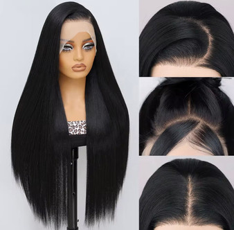 Jet Black Frontal Lace Wig