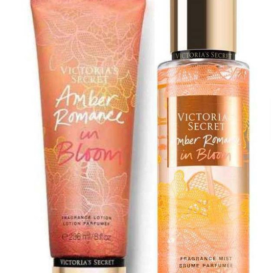 Amber Romance In Bloom Fragrance Lotion And Body Spray 8oz