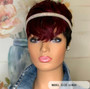 Short Pixie Mixed Color Wig